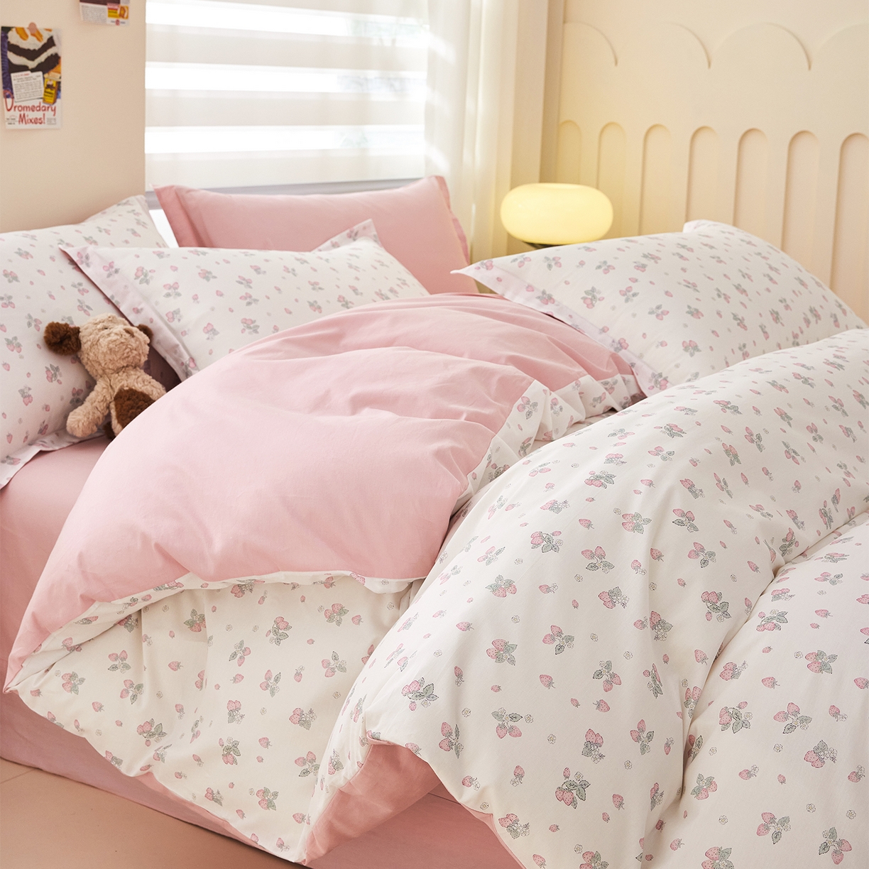 91家纺网 家纺一手货源 找家纺 （总）元元家居（元元被业） 2026新款全棉13372套件及单品【印花款】-四件套