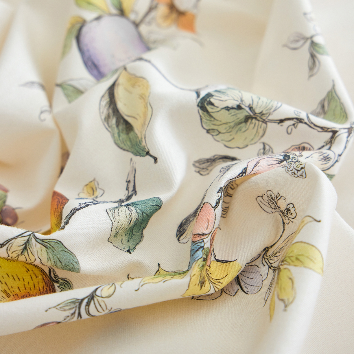 91家纺网 家纺一手货源 找家纺 元元家居（元元被业） 2026新款全棉13372套件及单品【印花款】-四件套 知夏