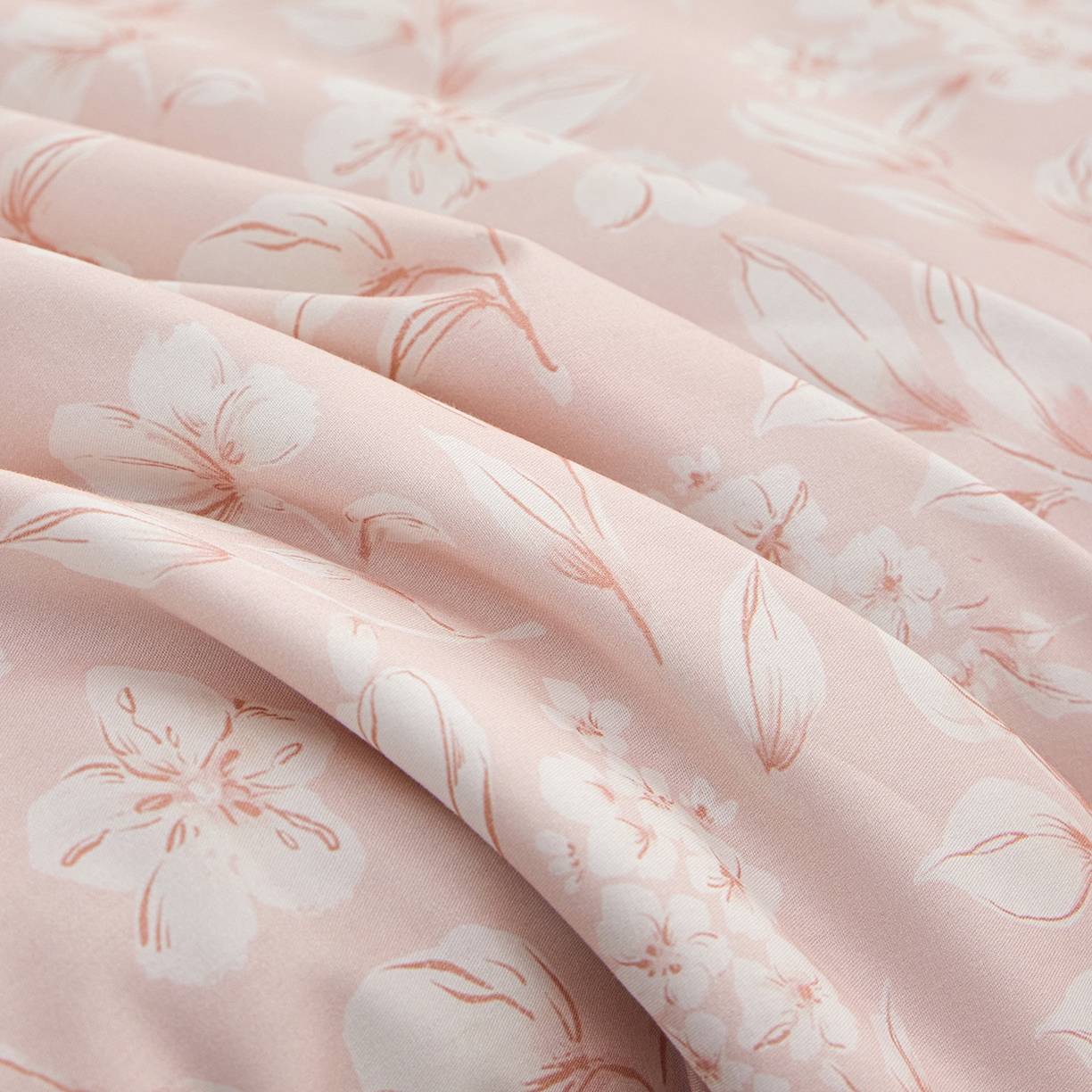 91家纺网 家纺一手货源 找家纺 元元家居（元元被业） 2026新款全棉纯棉13372印花两用夏被夏凉被空调被四件套 婉约