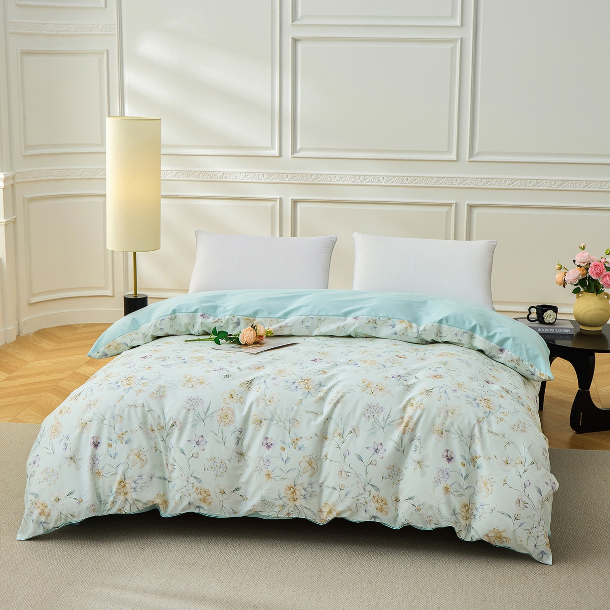 91家纺网 家纺一手货源 找家纺 （总）元元家居（元元被业） 2026新款全棉13372套件及单品【印花款】-单被套