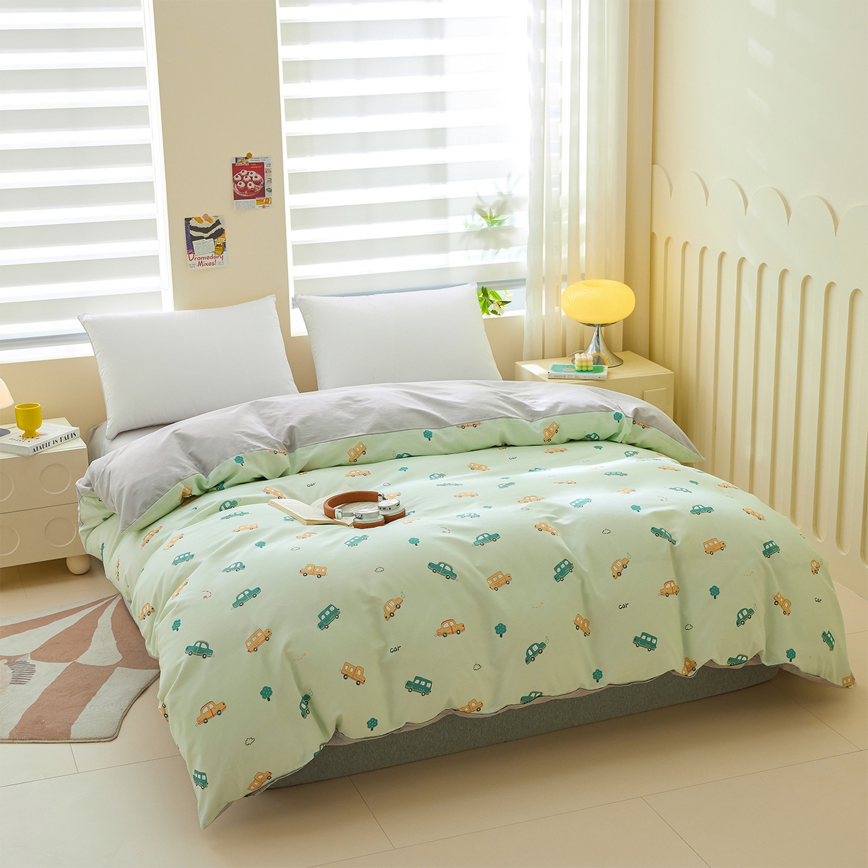 91家纺网 家纺一手货源 找家纺 （总）元元家居（元元被业） 2026新款全棉13372套件及单品【印花款】-单被套