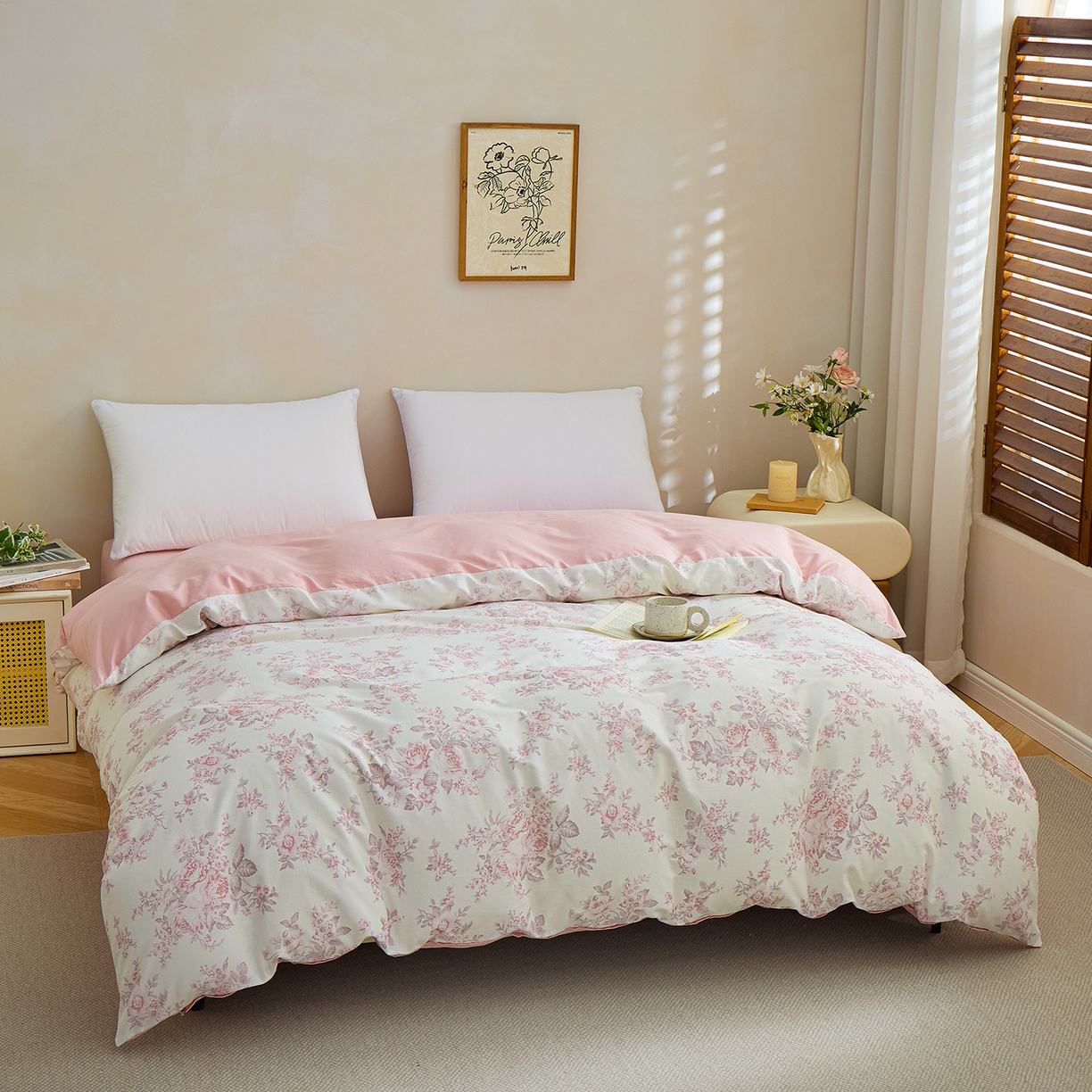 91家纺网 家纺一手货源 找家纺 （总）元元家居（元元被业） 2026新款全棉13372套件及单品【印花款】-单被套