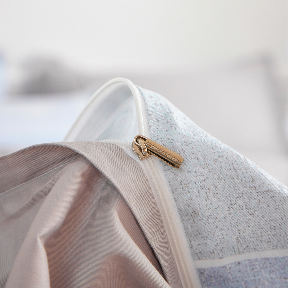 91家纺网 家纺一手货源 找家纺 元元家居（元元被业） 2026新款全棉13372套件及单品【印花款】-单被套 非凡