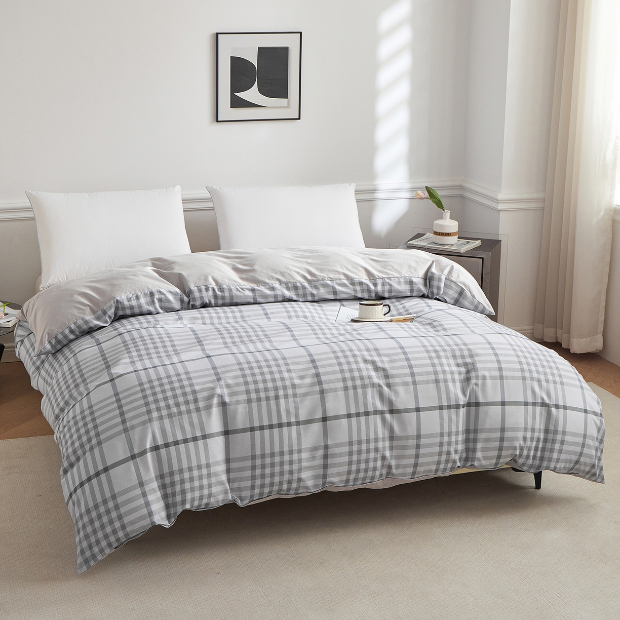 元元家居（元元被业） 2026新款全棉13372套件及单品【印花款】-单被套 格调