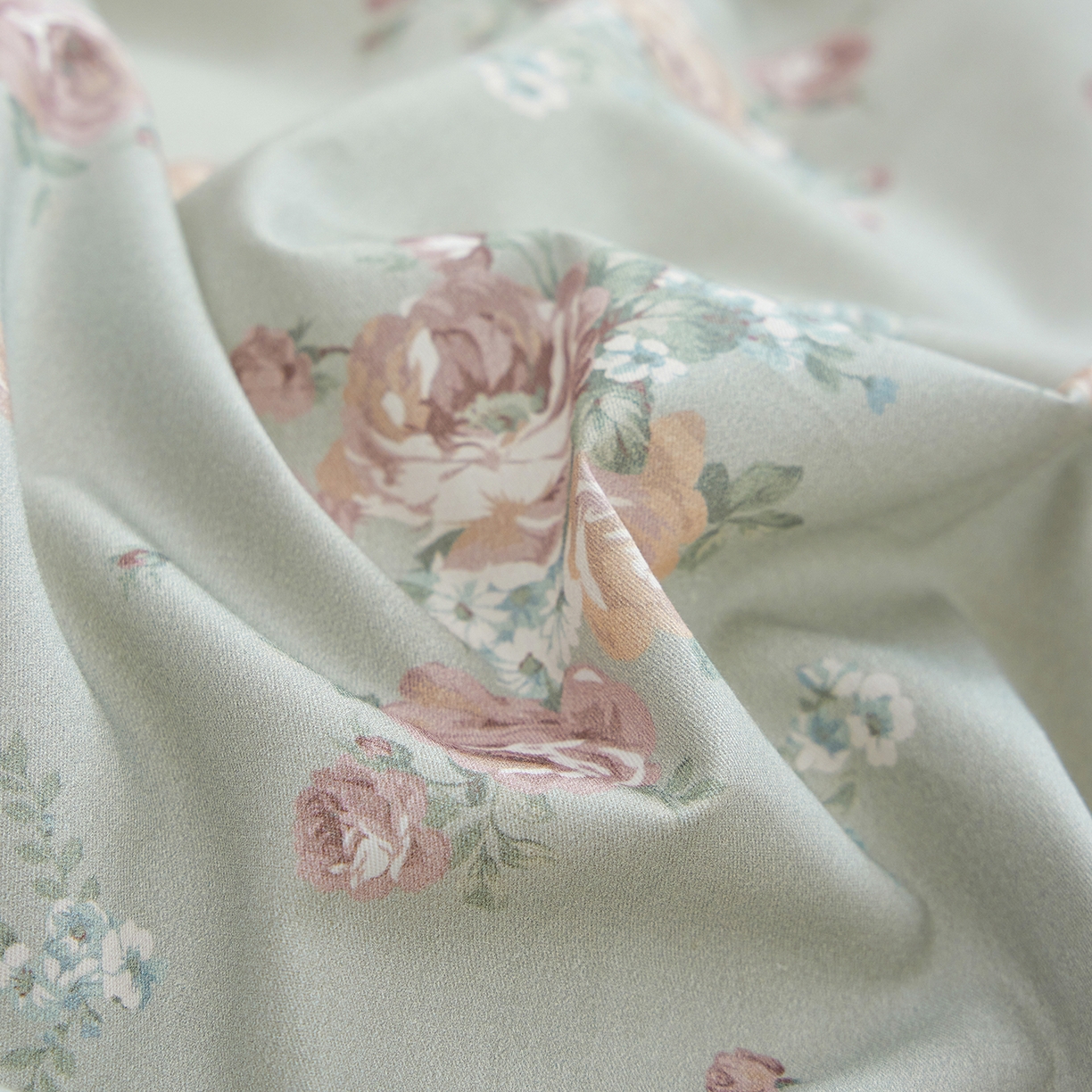 91家纺网 家纺一手货源 找家纺 元元家居（元元被业） 2026新款全棉13372套件及单品【印花款】-单被套 金溪