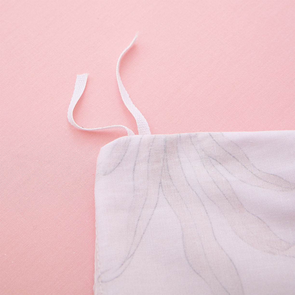 91家纺网 家纺一手货源 找家纺 元元家居（元元被业） 2026新款全棉13372套件及单品【印花款】-单被套 乐园粉