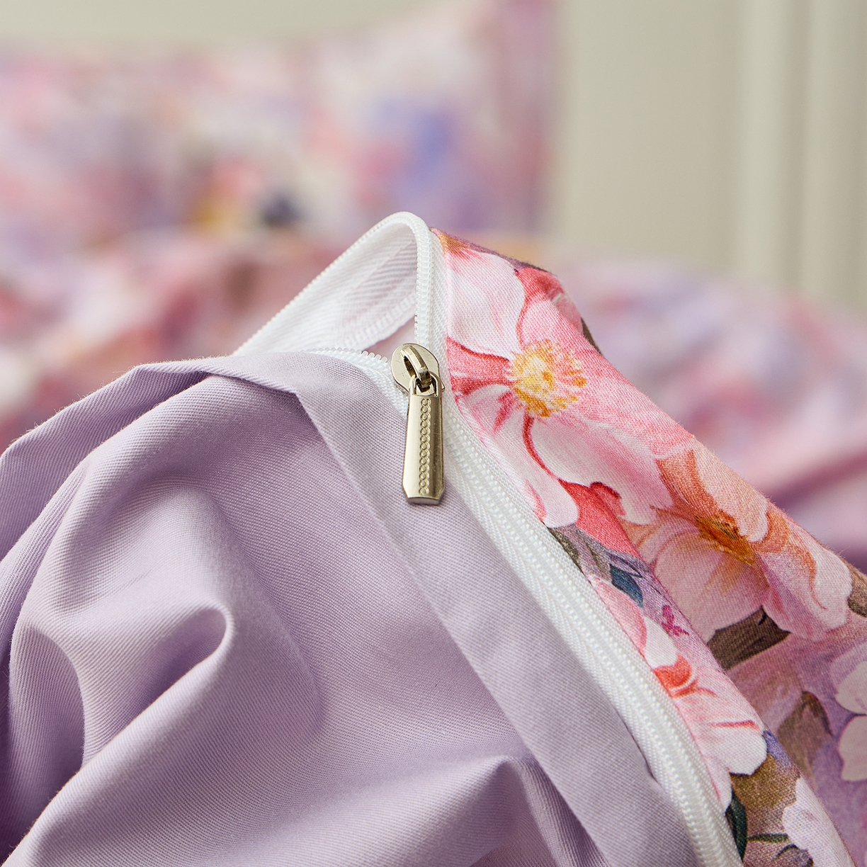 91家纺网 家纺一手货源 找家纺 元元家居（元元被业） 2026新款全棉13372套件及单品【印花款】-单被套 闪亮