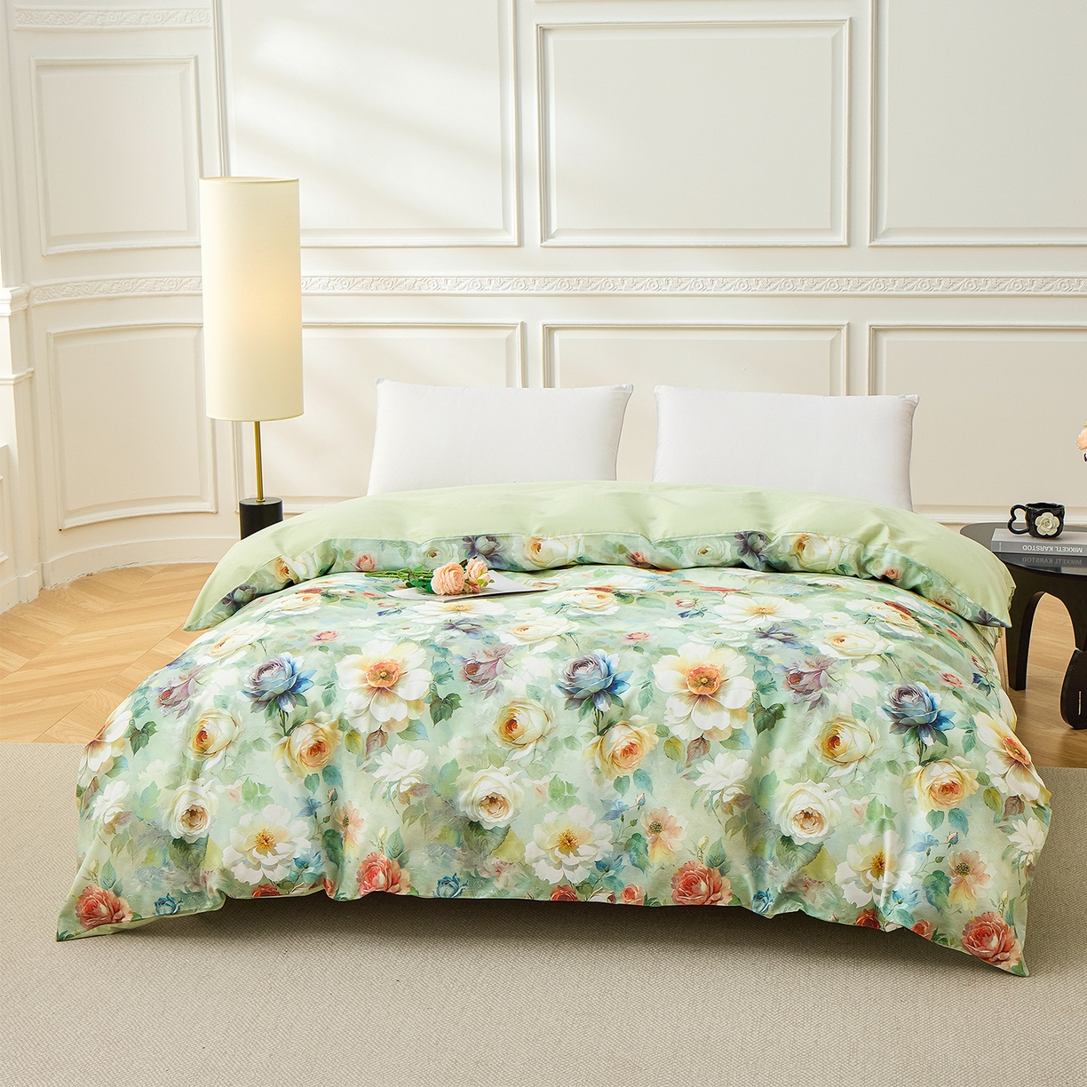 元元家居（元元被业） 2026新款全棉13372套件及单品【印花款】-单被套 秀丽