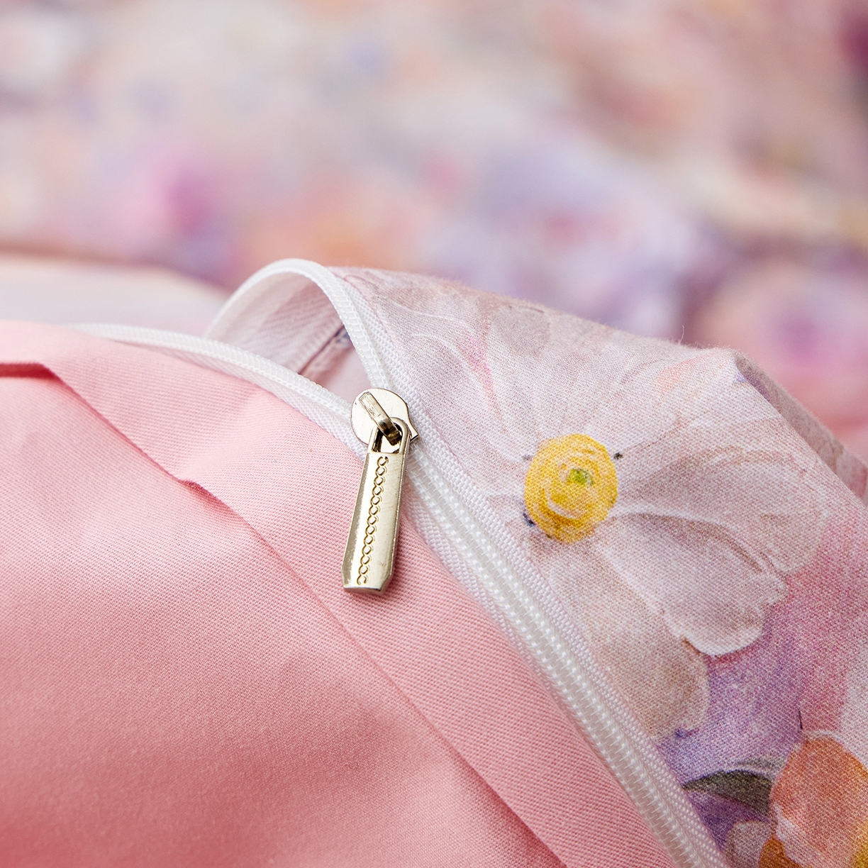 91家纺网 家纺一手货源 找家纺 元元家居（元元被业） 2026新款全棉13372套件及单品【印花款】-单被套 云樾