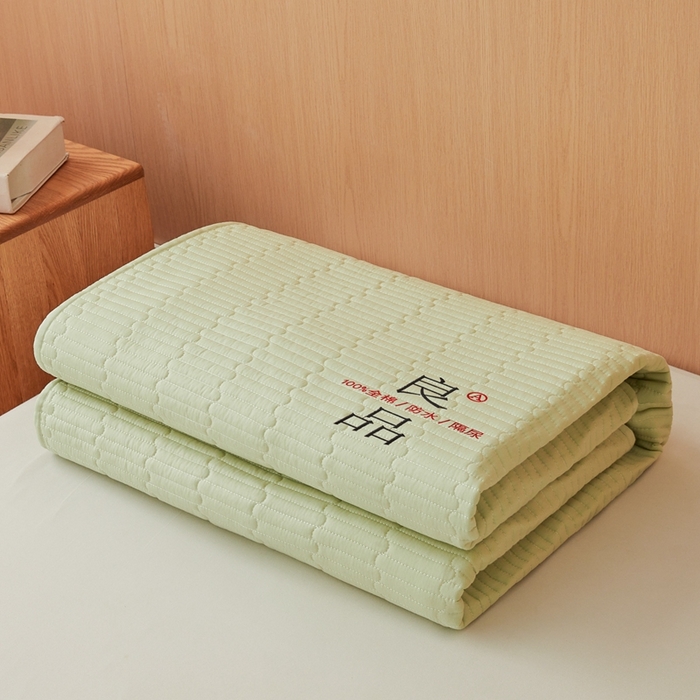 91家纺网 家纺一手货源 找家纺 邵依家纺 2026新款良品夹棉防水床笠纯棉床笠夹棉床笠 良品-橄榄绿