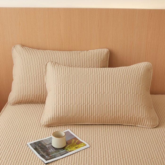 91家纺网 家纺一手货源 找家纺 邵依家纺 2026新款良品夹棉防水床笠纯棉床笠夹棉床笠 良品-暖栗卡