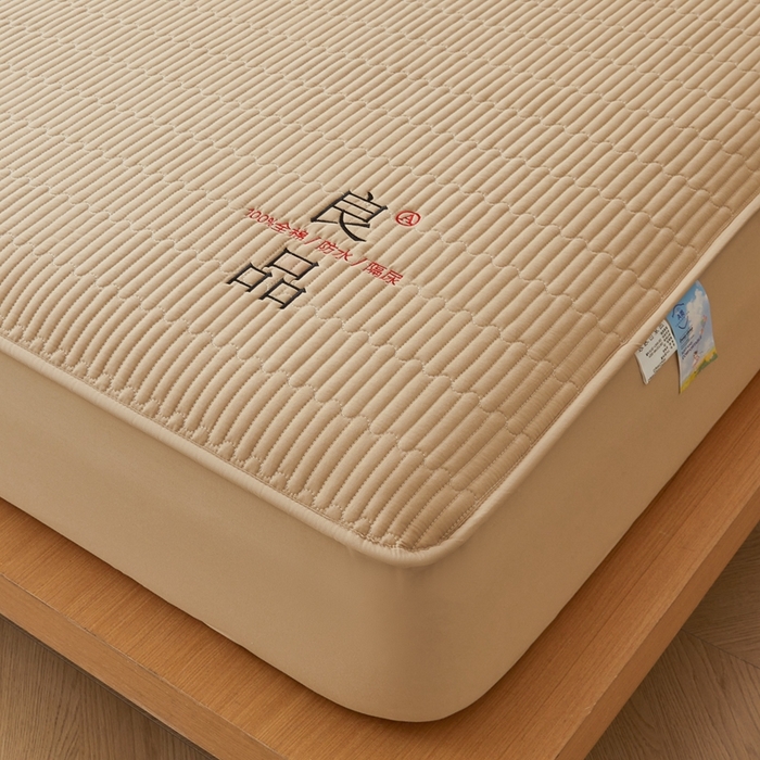 91家纺网 家纺一手货源 找家纺 邵依家纺 2026新款良品夹棉防水床笠纯棉床笠夹棉床笠 良品-暖栗卡