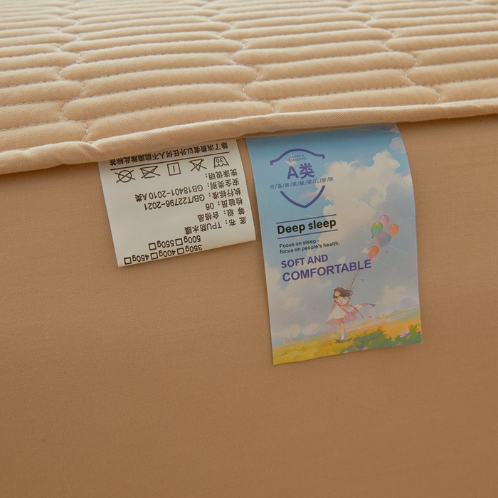 91家纺网 家纺一手货源 找家纺 邵依家纺 2026新款良品夹棉防水床笠纯棉床笠夹棉床笠 良品-暖栗卡