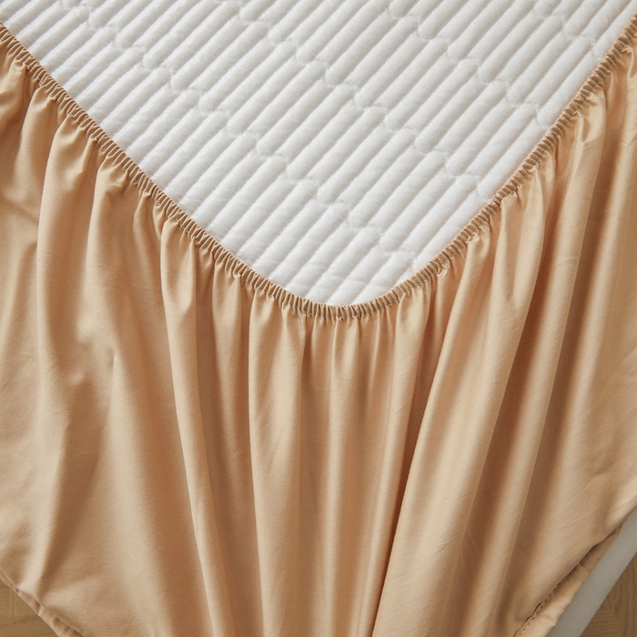 91家纺网 家纺一手货源 找家纺 邵依家纺 2026新款良品夹棉防水床笠纯棉床笠夹棉床笠 良品-暖栗卡