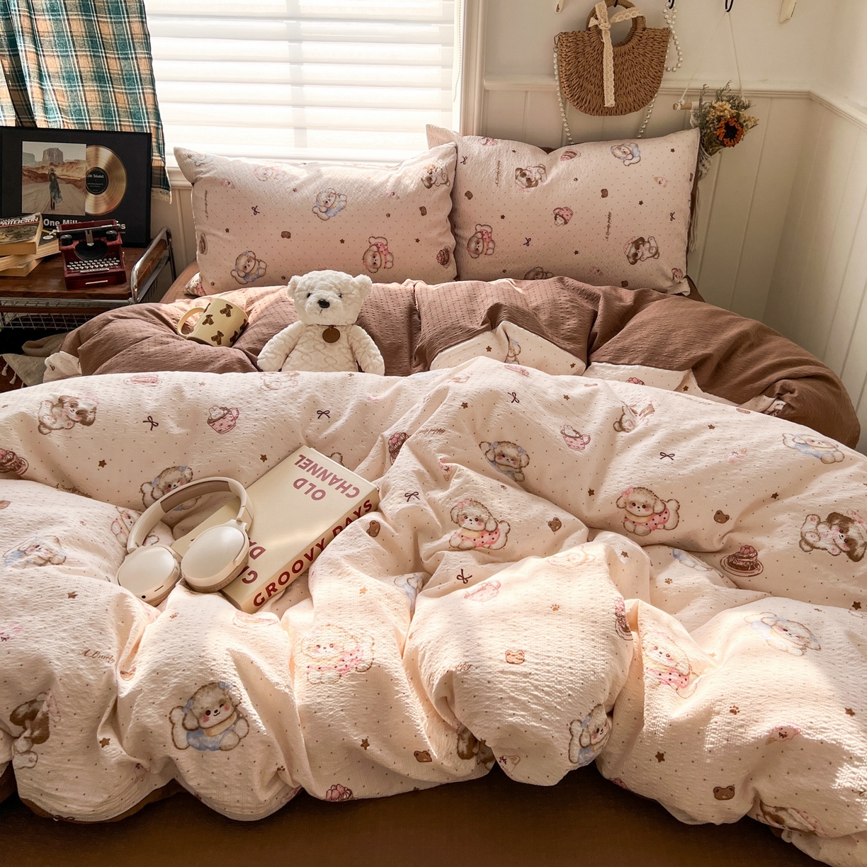 （总）水木坊 2026春夏新款高品质泡芙普通款四件套