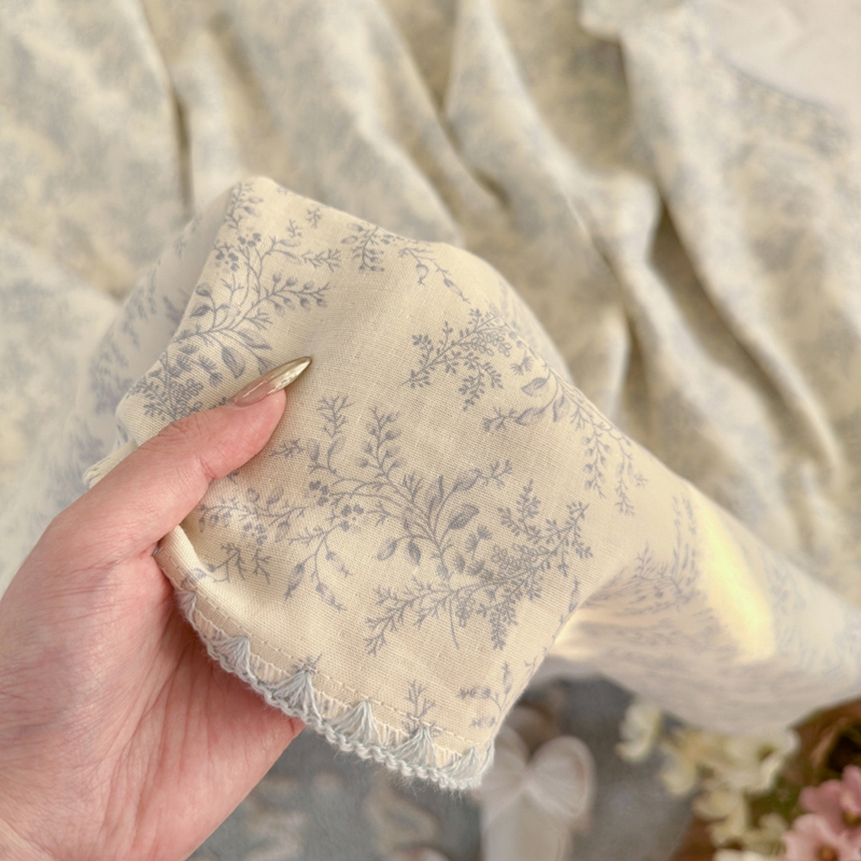 91家纺网 家纺一手货源 找家纺 暖阳 2026新款全棉纯棉双层纱夏季毯盖毯毯子 瑞莎蓝