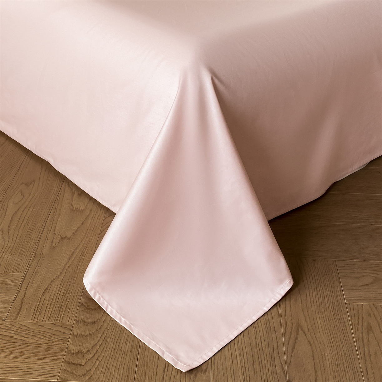 91家纺网 家纺一手货源 找家纺 笙意家纺 2026新款A版60浮雕提花B版40全棉四件套 凯迪娜-粉金