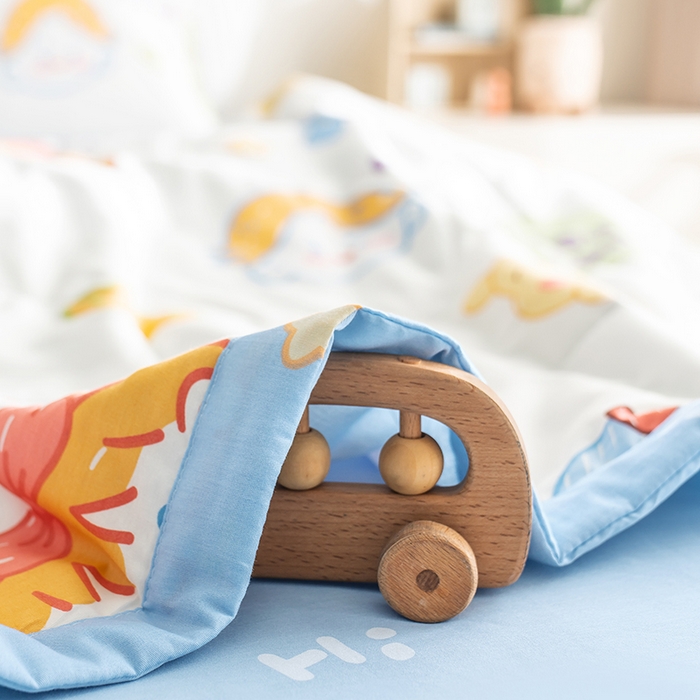 91家纺网 家纺一手货源 找家纺 暖阳 2026新款印花款全棉棉花夏被夏凉被空调被 可爱甜心