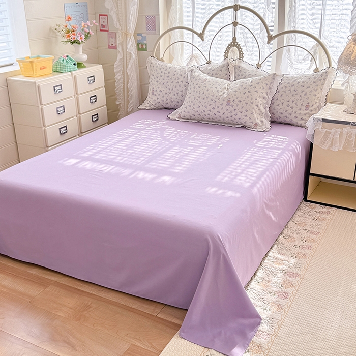 91家纺网 家纺一手货源 找家纺 莉莉安家纺 2026新款古法水洗云感棉印花四件套 古法-花田兔