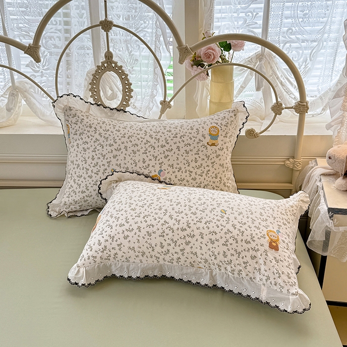 91家纺网 家纺一手货源 找家纺 莉莉安家纺 2026新款古法水洗云感棉印花四件套 古法-马戏团