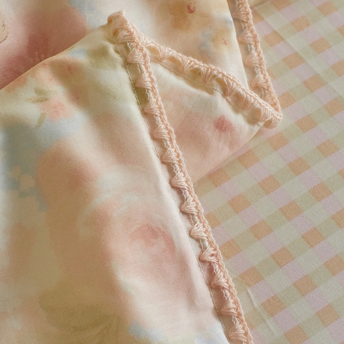 91家纺网 家纺一手货源 找家纺 暖阳 2026新款全棉贝壳边棉花夏被夏凉被空调被 斑斓兔