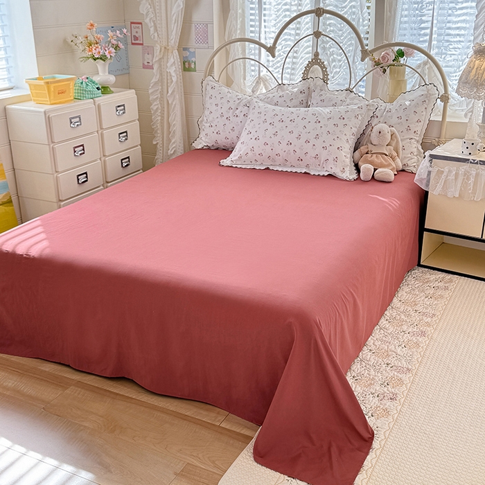 91家纺网 家纺一手货源 找家纺 莉莉安家纺 2026新款古法水洗云感棉印花单枕套 古法-花影如梦