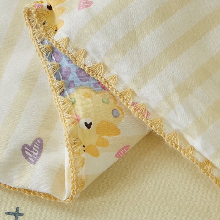 91家纺网 家纺一手货源 找家纺 暖阳 2026新款全棉贝壳边棉花夏被夏凉被空调被 幸运波比