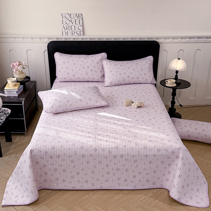 91家纺网 家纺一手货源 找家纺 （总）美达家纺 2026新款密道款夹棉全棉防滑床盖