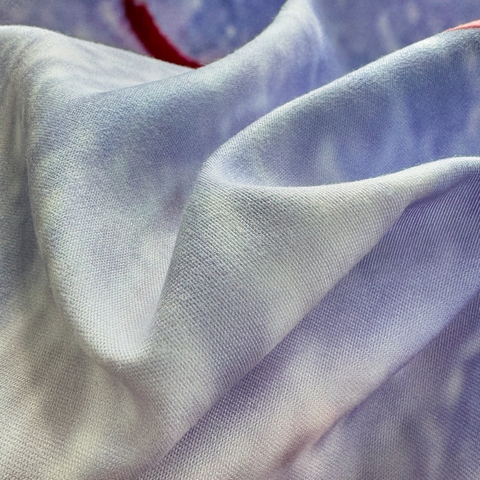 91家纺网 家纺一手货源 找家纺 宝薇 2026春夏新款7D卡通加厚斜纹仿棉生态磨毛大版四件套 月亮兔