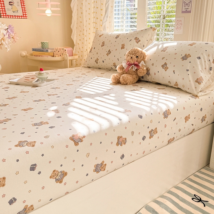 91家纺网 家纺一手货源 找家纺 （总）美达家纺 2026新款印花全棉床笠