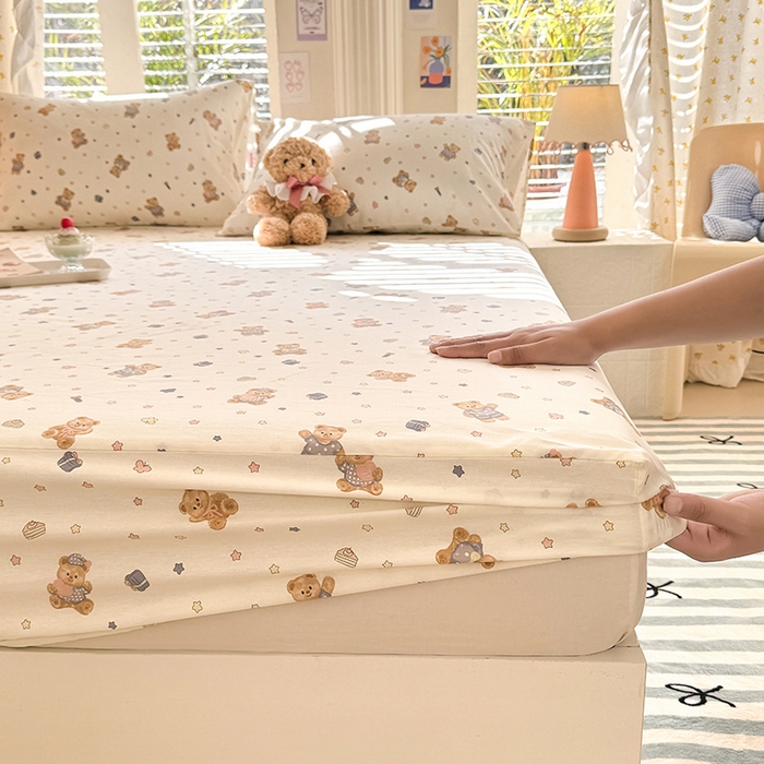 91家纺网 家纺一手货源 找家纺 （总）美达家纺 2026新款印花全棉床笠