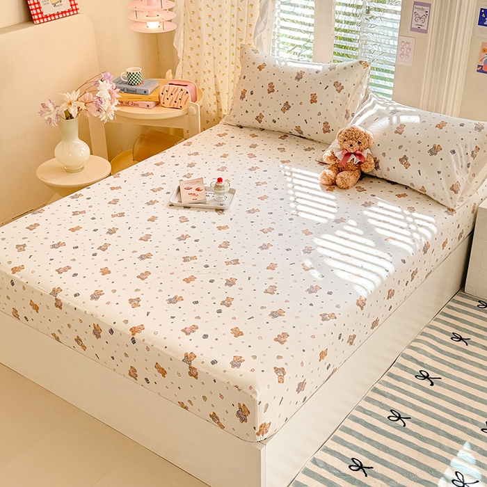 91家纺网 家纺一手货源 找家纺 （总）美达家纺 2026新款印花全棉床笠