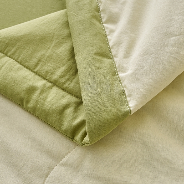 91家纺网 家纺一手货源 找家纺 （总）暖阳 2026新款全棉纯色+拼色棉花夏被夏凉被空调被