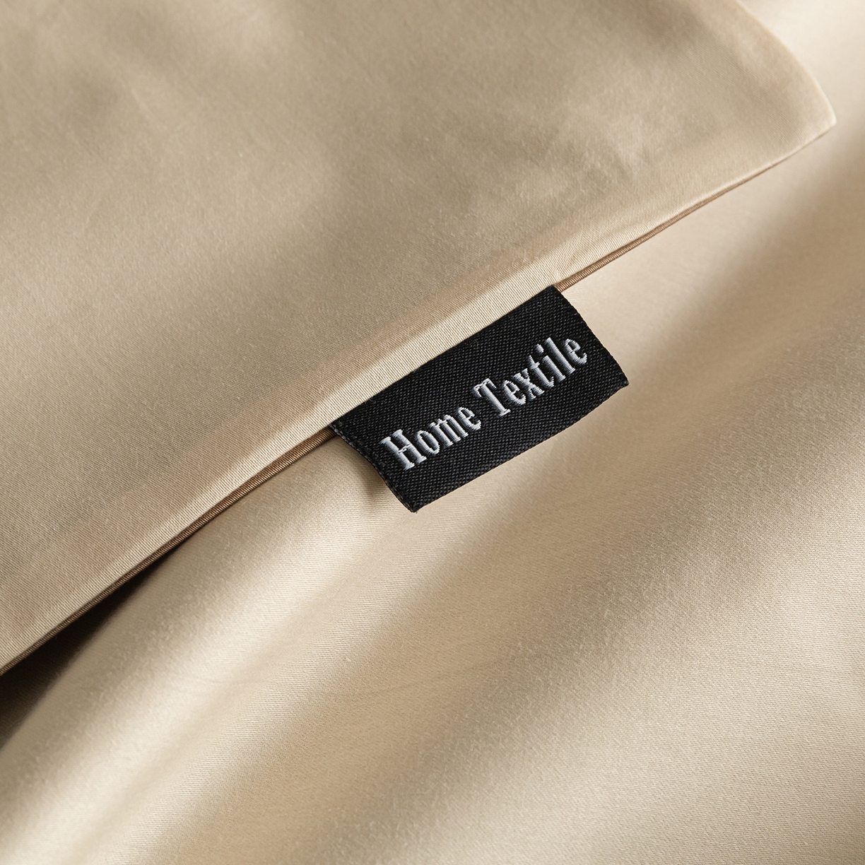 91家纺网 家纺一手货源 找家纺 卧趣家纺 2026新款A类轻奢双拼100Pro高支贡缎长绒棉全棉纯棉四件套 可可棕+咖啡棕