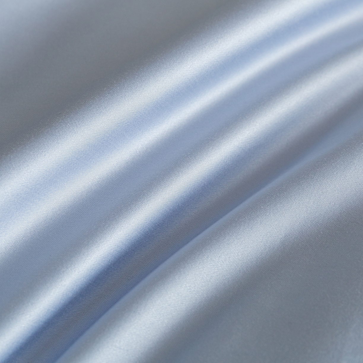 91家纺网 家纺一手货源 找家纺 卧趣家纺 2026新款A类轻奢双拼100Pro高支贡缎长绒棉全棉纯棉四件套 冰川蓝+天青蓝