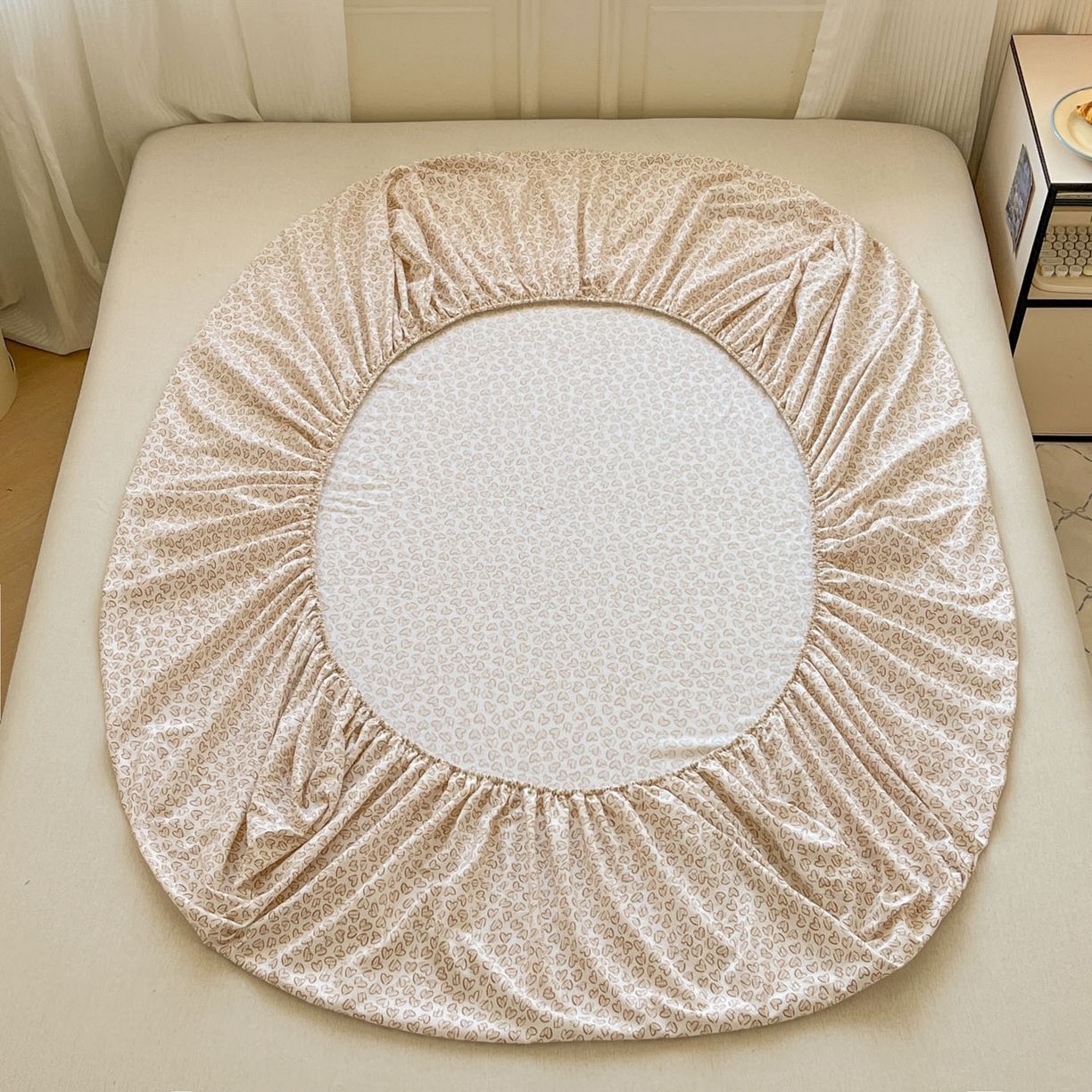 91家纺网 家纺一手货源 找家纺 （总）菲梵家纺 2026新款法式花边A类云朵棉床笠单件被套单品单被套