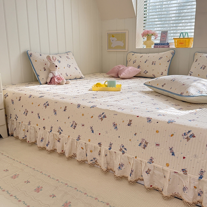 91家纺网 家纺一手货源 找家纺 美达家纺 2026新款密道款夹棉全棉防滑榻榻米 疯狂小cp