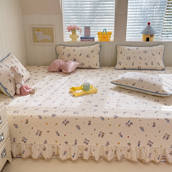 91家纺网 家纺一手货源 找家纺 美达家纺 2026新款密道款夹棉全棉防滑榻榻米 疯狂小cp