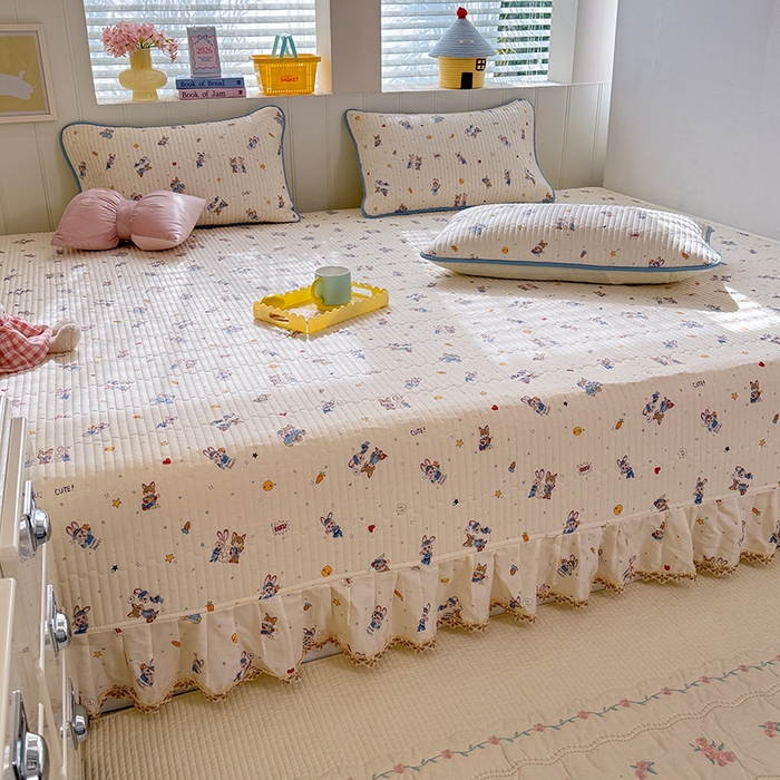 91家纺网 家纺一手货源 找家纺 美达家纺 2026新款密道款夹棉全棉防滑榻榻米 疯狂小cp