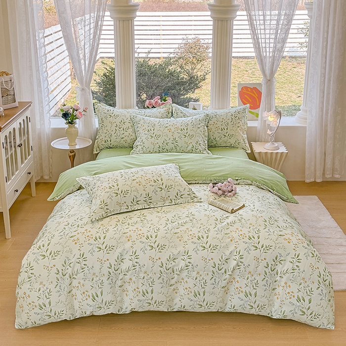 佑金甜 2026新款精梳全棉印花四件套 林间小筑