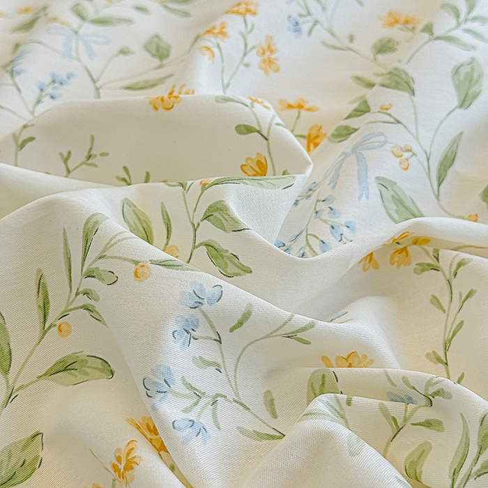 91家纺网 家纺一手货源 找家纺 佑金甜 2026新款精梳全棉印花四件套 林间小筑