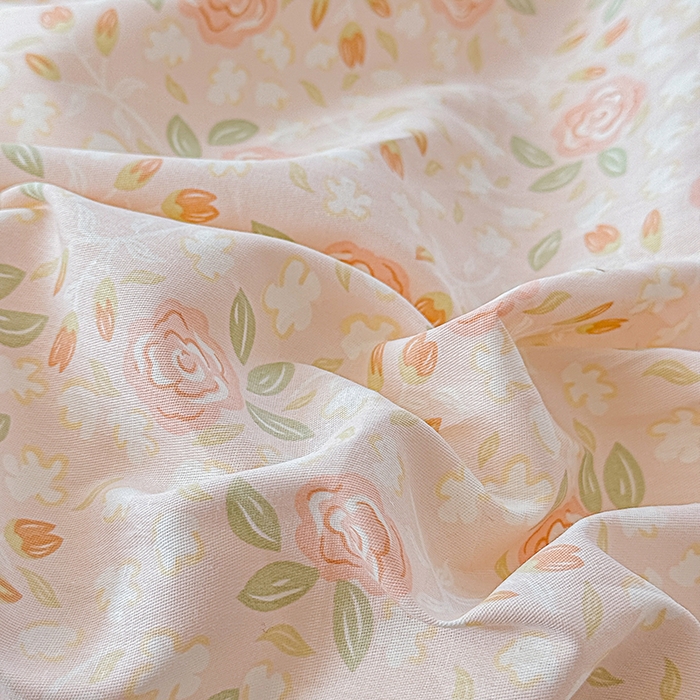 91家纺网 家纺一手货源 找家纺 佑金甜 2026新款精梳全棉印花四件套 玫瑰华集