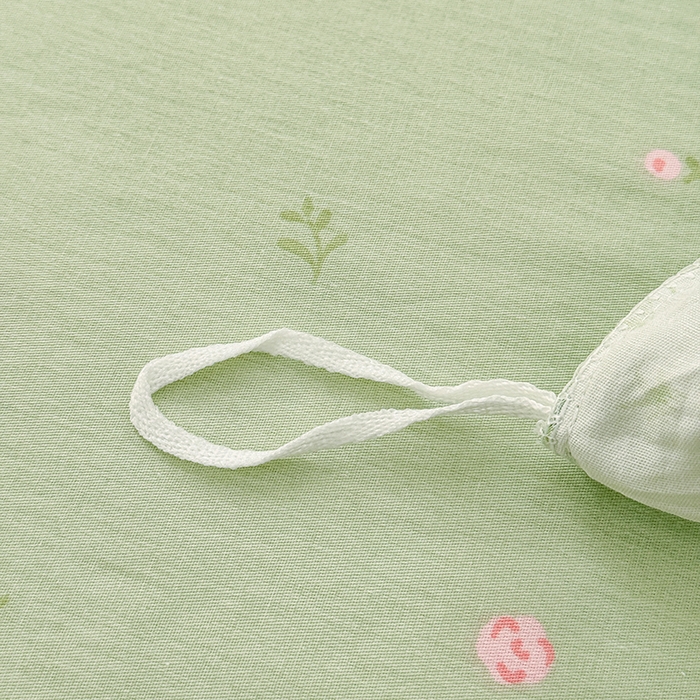 91家纺网 家纺一手货源 找家纺 佑金甜 2026新款精梳全棉印花四件套 森系小兔