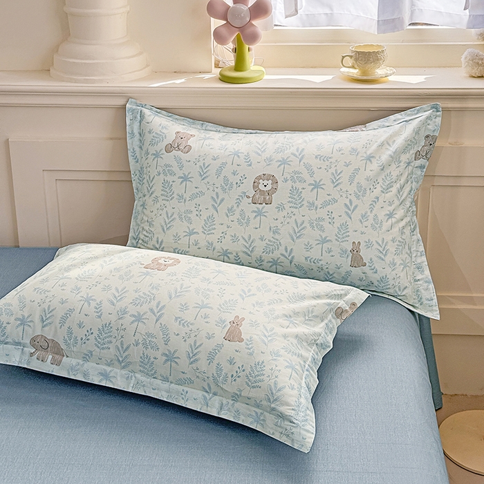 91家纺网 家纺一手货源 找家纺 佑金甜 2026新款精梳全棉印花四件套 森友会