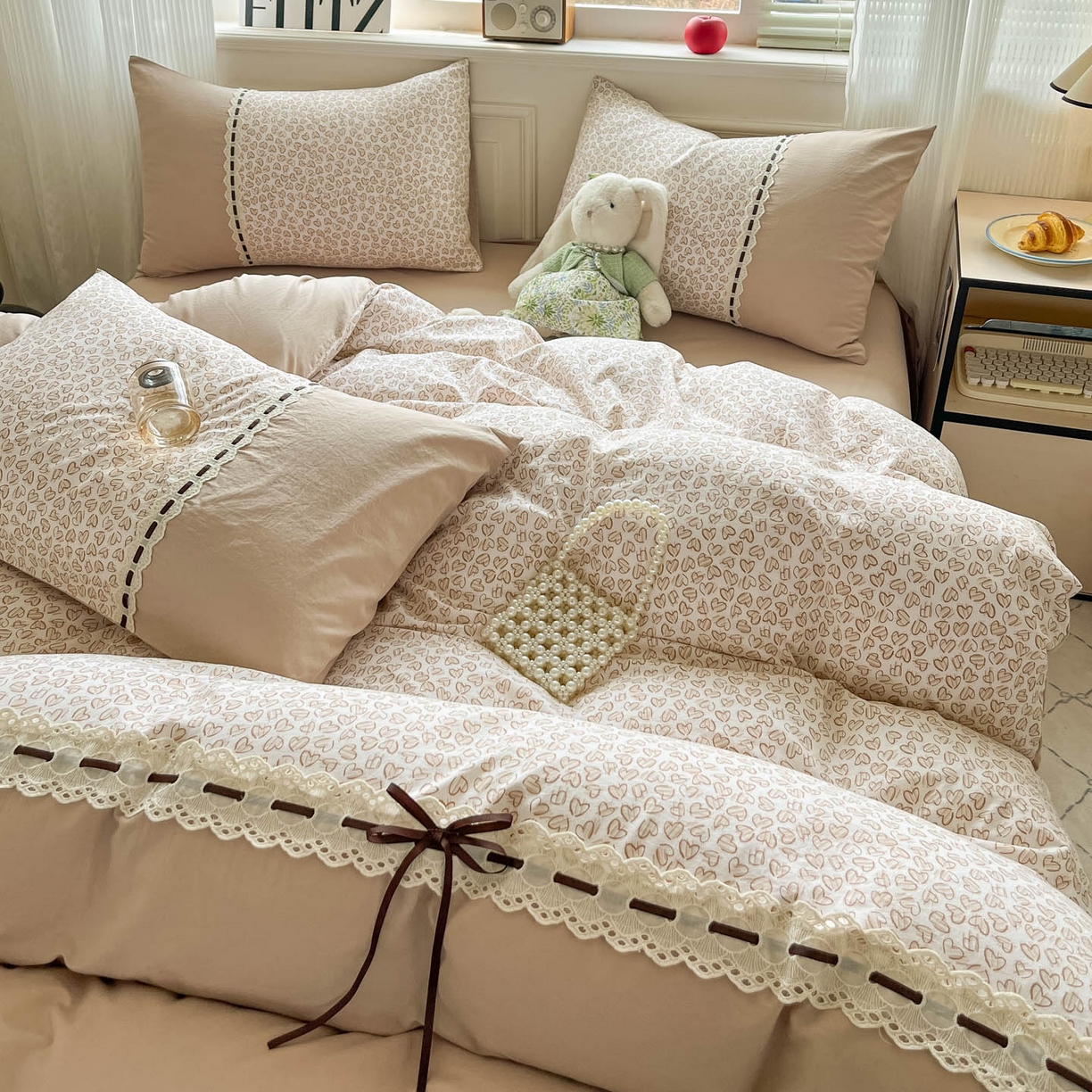 91家纺网 家纺一手货源 找家纺 （总）菲梵家纺 2026新款法式花边A类云朵棉床笠单件床笠单品单床笠