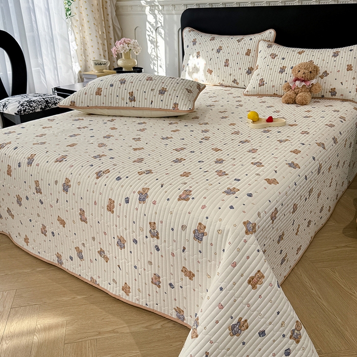 91家纺网 家纺一手货源 找家纺 （总）美达家纺 2026新款密道款夹棉全棉防滑床盖四件套