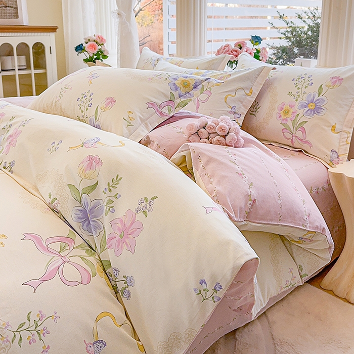 91家纺网 家纺一手货源 找家纺 （总）佑金甜 2026新款精梳全棉印花单被套