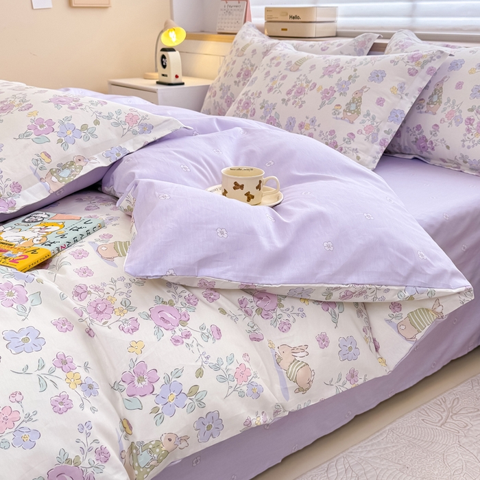 91家纺网 家纺一手货源 找家纺 （总）佑金甜 2026新款精梳全棉印花单被套