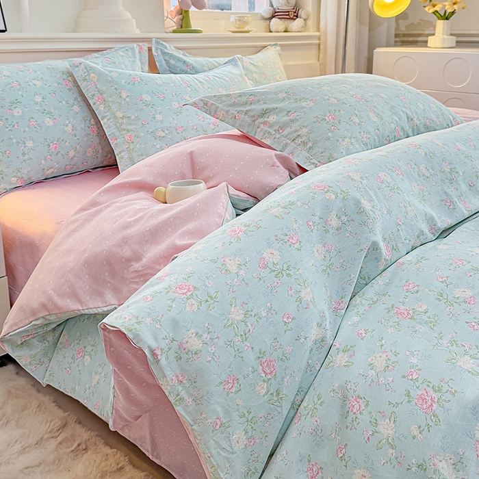 91家纺网 家纺一手货源 找家纺 （总）佑金甜 2026新款精梳全棉印花单被套