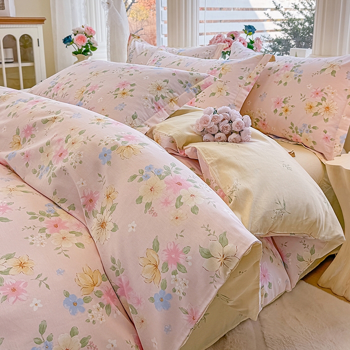 91家纺网 家纺一手货源 找家纺 （总）佑金甜 2026新款精梳全棉印花单被套